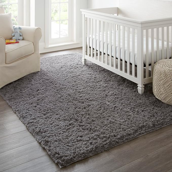 Ophanie 6x9 Area Rugs, Upgrade Non-Slip Fluffy Soft Rugs - Image 6