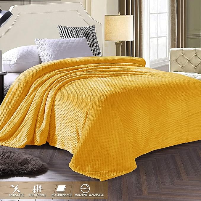 Exclusivo Mezcla Fleece Throw Blanket Extra Large, Super Soft and Warm Blankets - Image 3