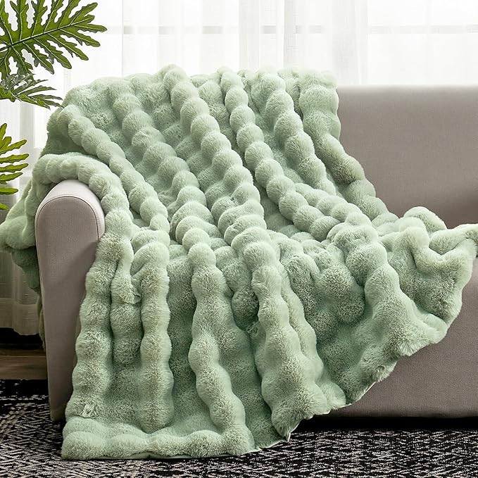 Cozy Bliss Faux Fur Throw Blanket by CozyBliss