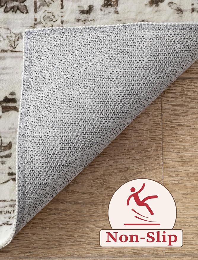 SERISSA Boho Washable Runner Rug - Image 4