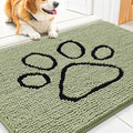 Smiry Dog Door Mat for Muddy Paws, Absorbent Dirt Trapper Non Slip Quick Dry by Smiry