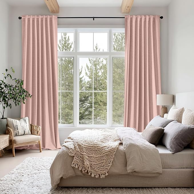 MIULEE 100% Blackout Linen Curtains - Image 8