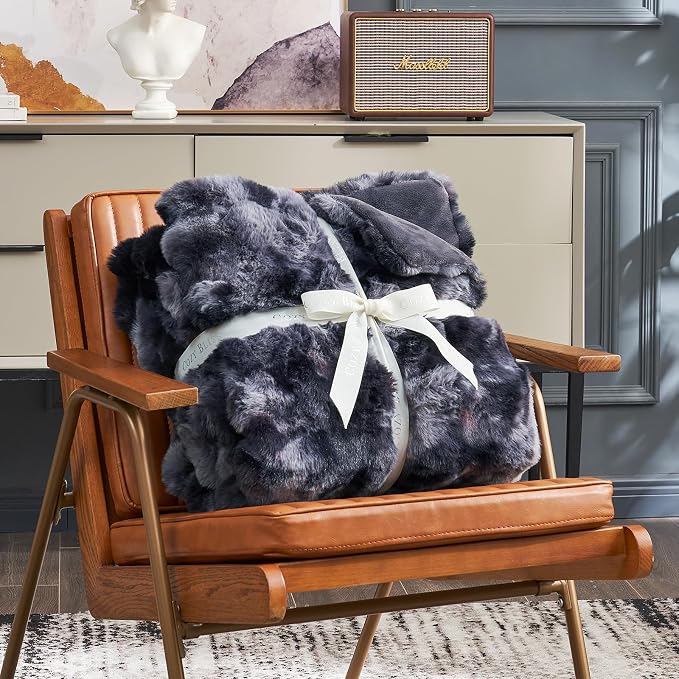 Cozy Bliss Faux Fur Throw Blanket - Image 4