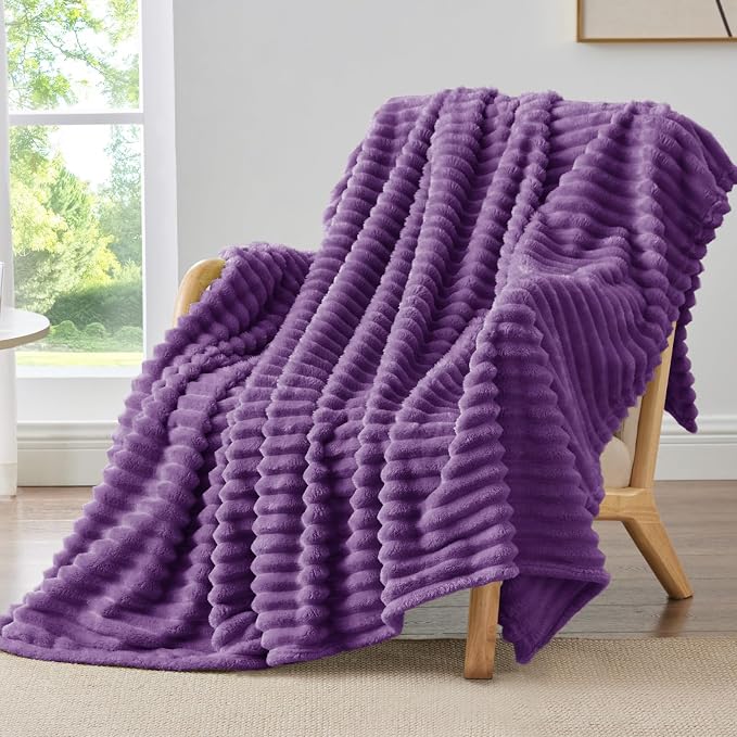 BEDELITE Fleece Throw Blanket for Couch by BEDELITE