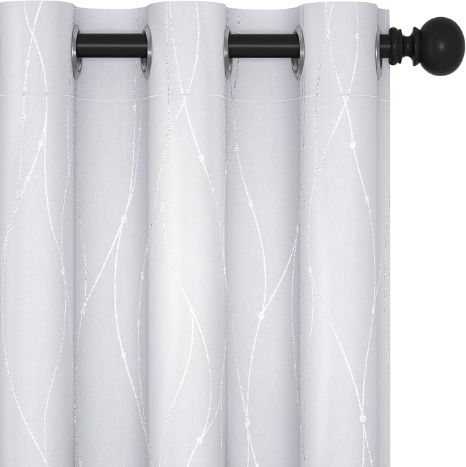 Deconovo Kitchen Curtains, Room Darkening Drapes, Thermal Insulated Soundproof by Deconovo
