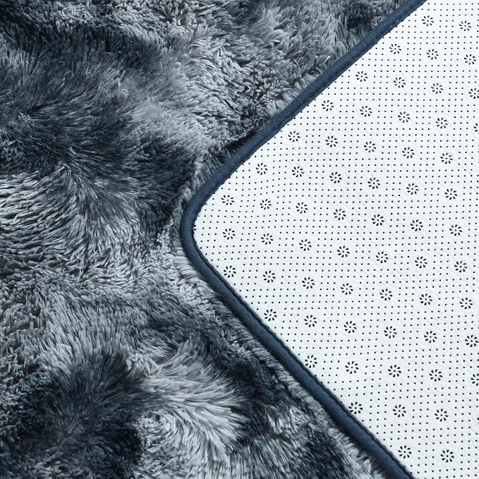 Deerhoo Large Shag Area Rugs 5 x 8, Tie-Dyed Plush Fuzzy Rugs - Image 6