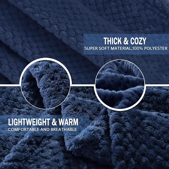 Exclusivo Mezcla Fleece Bed Blanket King Size, Super Soft and Warm Blankets - Image 7