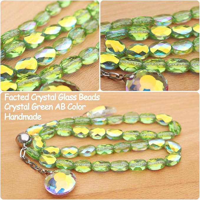 PEDOBO Magnetic Curtain Tiebacks, 2 Pack Crystal Beaded Sun & Moon Pendants - Image 2