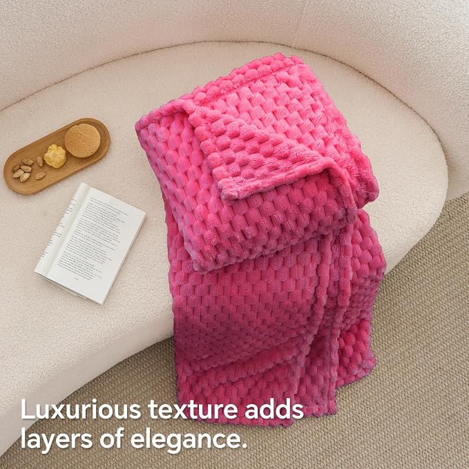 BEDELITE Fleece Twin Blankets for Couch & Bed - Image 7