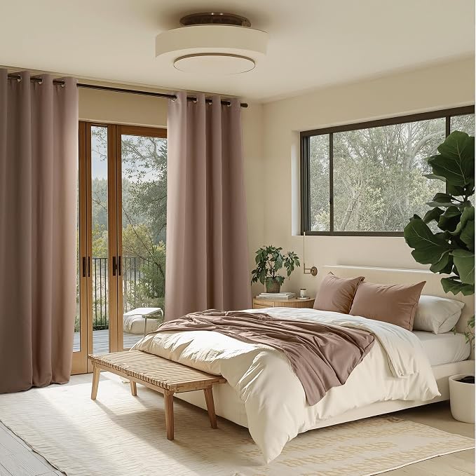 NICETOWN Cappuccino Grommet Drapes - Image 8