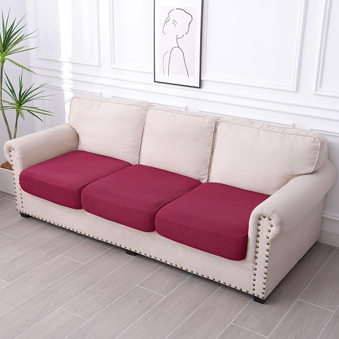 hyha Waterproof Sectional Couch Covers, Non Slip Sofa Couch Cushion Covers L - Image 7