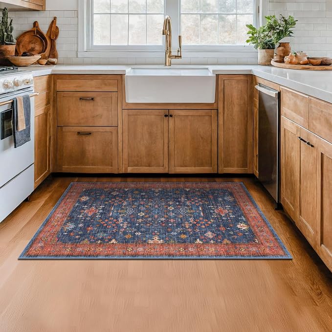 Washable Kitchen Rugs, 3x4 Area Rug by HazoHaus