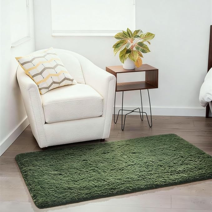 Ophanie Gray Green Grass Area Rugs - Image 5