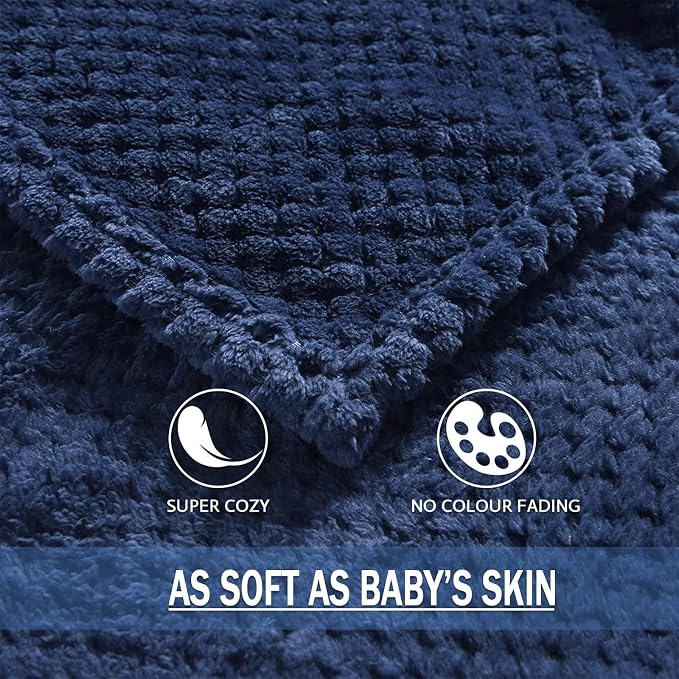 Exclusivo Mezcla Fleece Throw Blanket Extra Large, Super Soft and Warm Blankets - Image 7