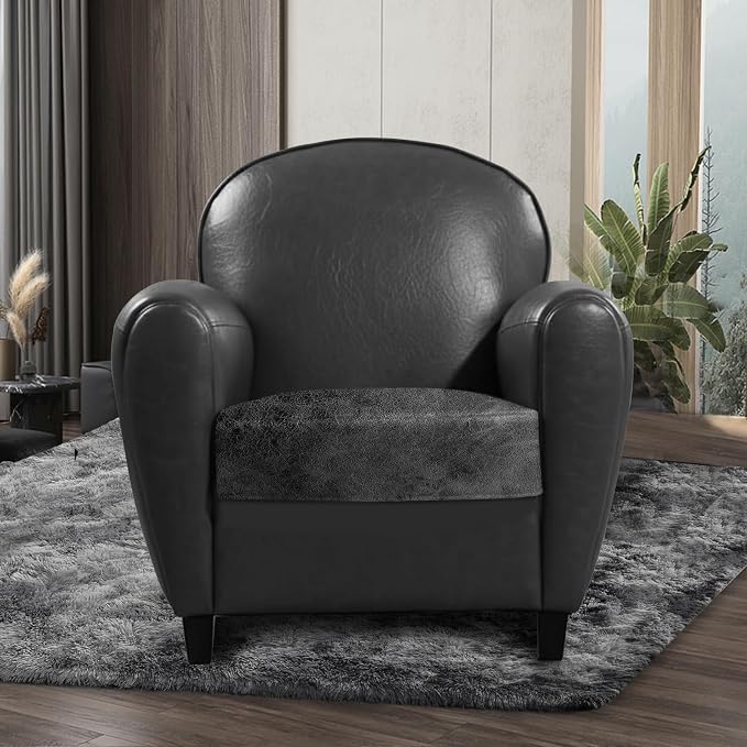 Leather Look Couch Cushion Covers Sofa Seat Slipcovers Sets Couches Furniture - Image 8