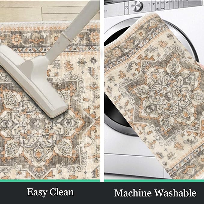HEBE Boho Kitchen Rug Sets 3 Piece - Image 5