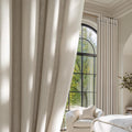 NICETOWN Cocoa Cream Linen Curtains by NICETOWN