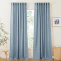 RYB HOME Light Filtering Curtains 95 inches Long 2 Panels Set, Privacy by RYBHOME