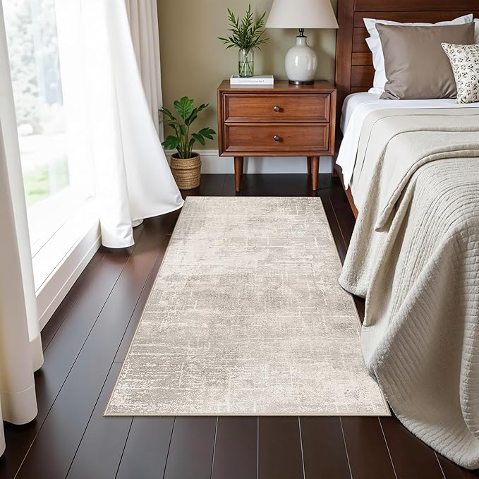 Washable 2x4 Entryway Area Rugs: Abstract Water Resistant Kitchen Sink Rug - Image 4
