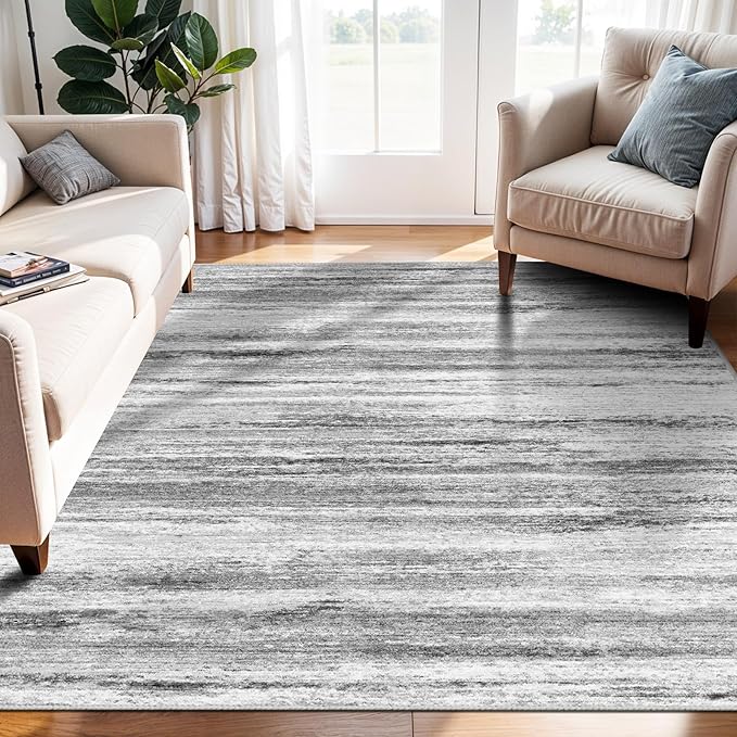 4x5 Area Rugs for Entryway Washable: Easy-to-Clean Rug for Office Kitchen by WIEVEDENS