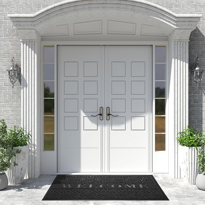 Yimobra Welcome Mat Outdoor Indoor, All-Season Waterproof Front Door Mat - Image 8