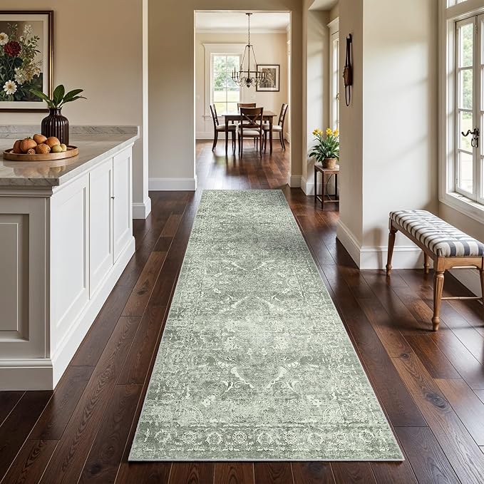 Washable 3x12 Runner Rug by EISUROM