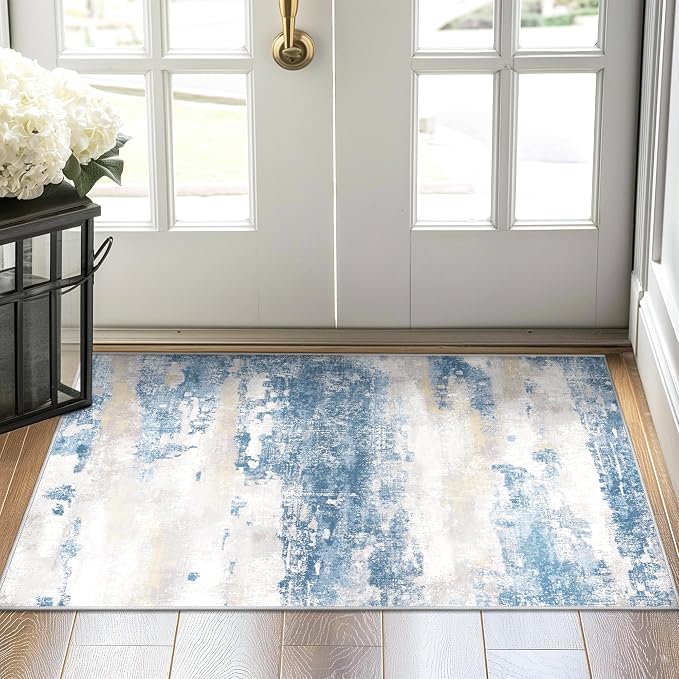 1'5''x2'5'' Rugs for Entryway Entrance Kitchen Bathroom, Machine Washable - Image 2