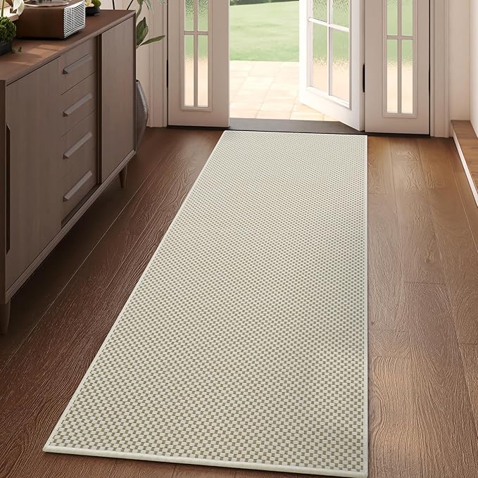 YDKGL 2x5 ft Hallway Runner Rug Boho Woven Washable Long Kitchen Runner Rugs by YDKGL