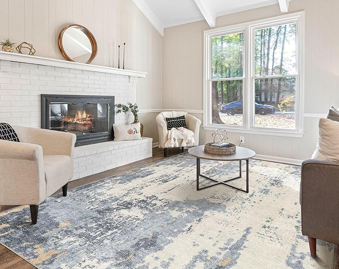 UERMEI 9x12 Area Rug Living Room Rugs - Image 3