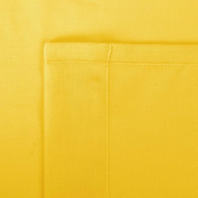 DWCN Yellow Sheer Curtains for Kitchen Windows - Image 6