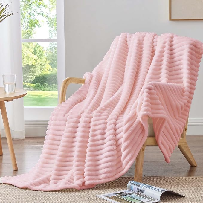 BEDELITE Twin Blanket for Couch & Bed, 300GSM Soft & Warm Fleece Blanket - Image 3