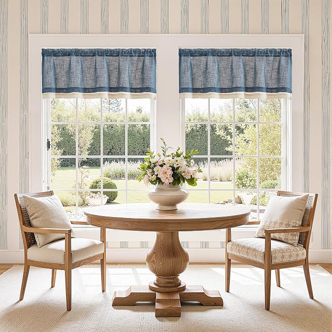 jinchan Linen Farmhouse Valances - Image 2