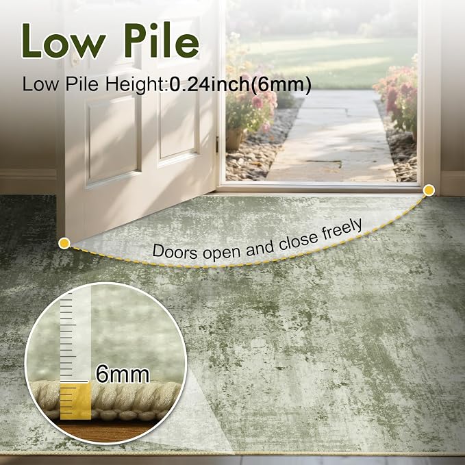 6x9 Ft Large Area Rugs for Living Room, Soft Non-Slip Washable Rugs Modern - Image 7
