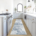 2'6''x8' Runner Rugs Washable Rug: Modern Abstract Living Room Rug Soft by GENTDRIZZ