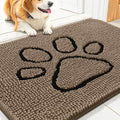 Smiry Dog Door Mat for Muddy Paws, Absorbent Dirt Trapper Non Slip Quick Dry by Smiry
