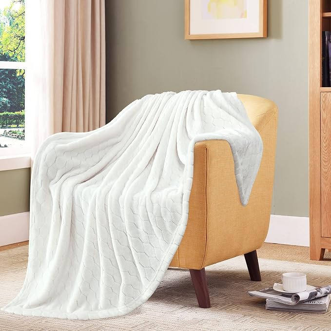 TOONOW Fleece Blanket Fuzzy Plush Throw Blanket 50" x 60", Super Soft Fluffy - Image 6