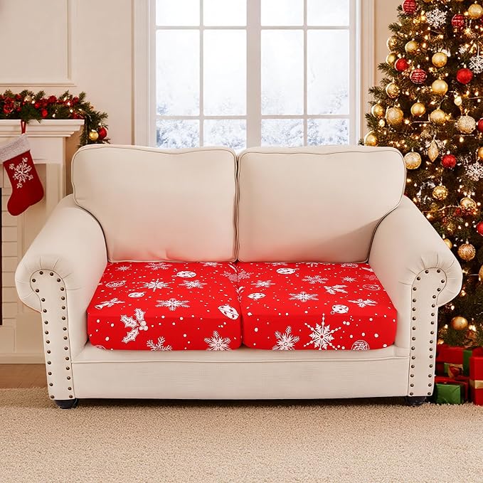Smiry Printed Couch Cushion Covers, Stretch Soft Couch Covers - Image 5