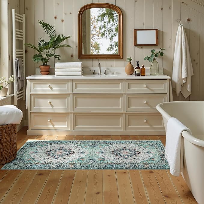 Area Rugs 2'x6' Runner Rug Non Slip Washable - Image 3