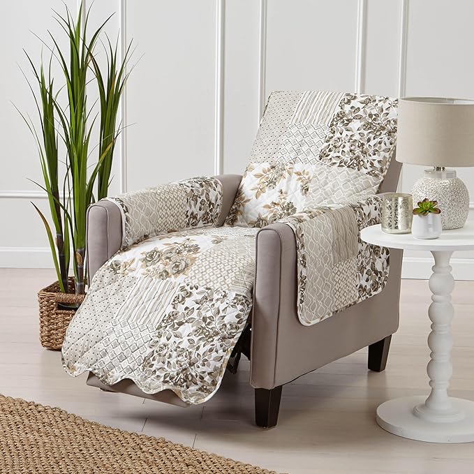 Great Bay Home Reversible Patchwork Recliner Cover by GreatBayHome