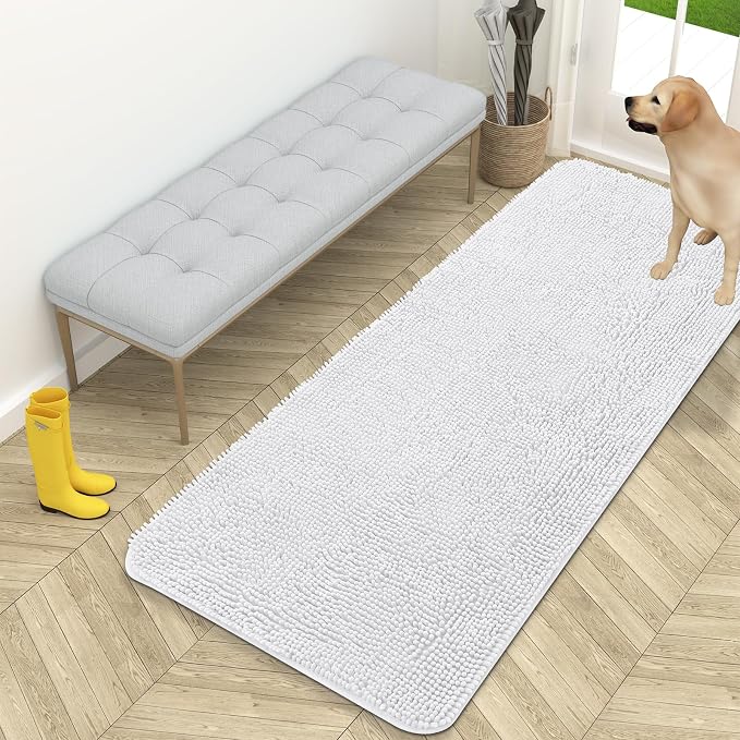 OLANLY Dog Door Mat for Muddy Paws 59x24, Absorbs Moisture and Dirt, Absorbent by OLANLY