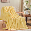 inhand Fleece Twin Blanket for Bed Champagne Gold Throw Blanket for Couch Super by inhand