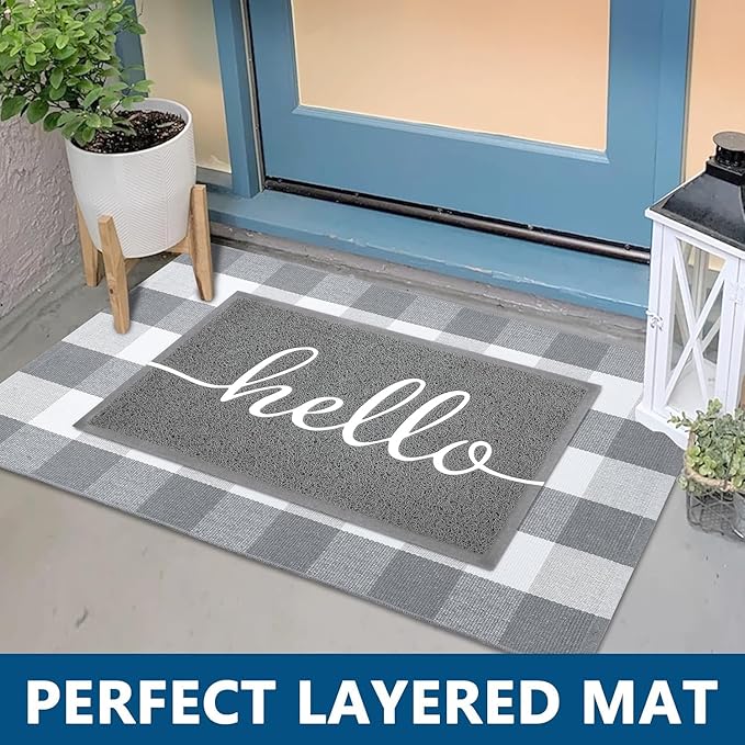 EARTHALL Funny Hello Mats Outdoor, Front Door Mat - Image 6
