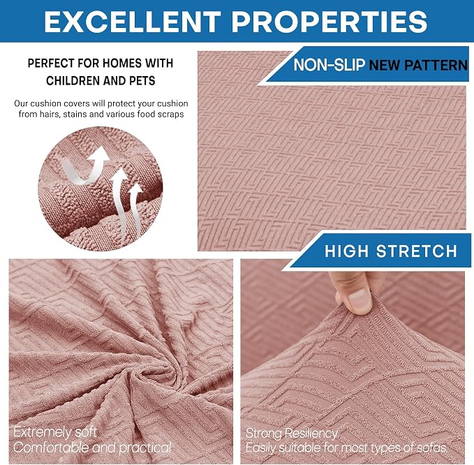 XINEAGE New 4 Pieces Extra Large Couch Covers - Image 3