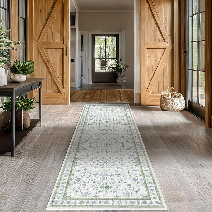 Hazo Haus Oushak 3x10 Wide Hallway Runner Rug by HazoHaus