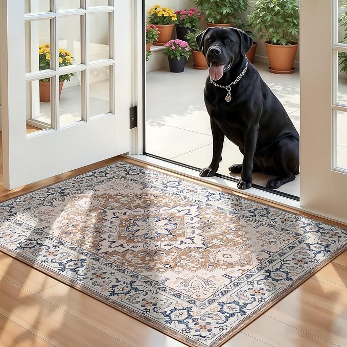 Lofus 2x3 Washable Rug for Entryway Bathroom, Non Slip Kitchen Mats for Floor - Image 8