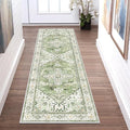 Yamaziot Washable Runner Rug, 2x6 Non-Slip Boho Vintage Hallway Rug Runner by Yamaziot
