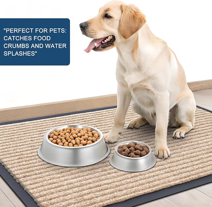 OLANLY Front Door Mat 71x47, Waterproof Heavy-Duty Indoor Outdoor Doormat | - Image 6