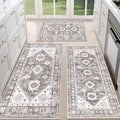 HEBE Boho Kitchen Rug Sets 3 Piece by HEBE