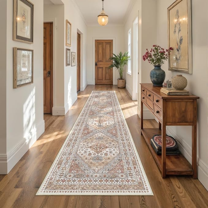 Hallway Runner Rug 2x12, Extra Long Washable Runner Rugs - Image 5