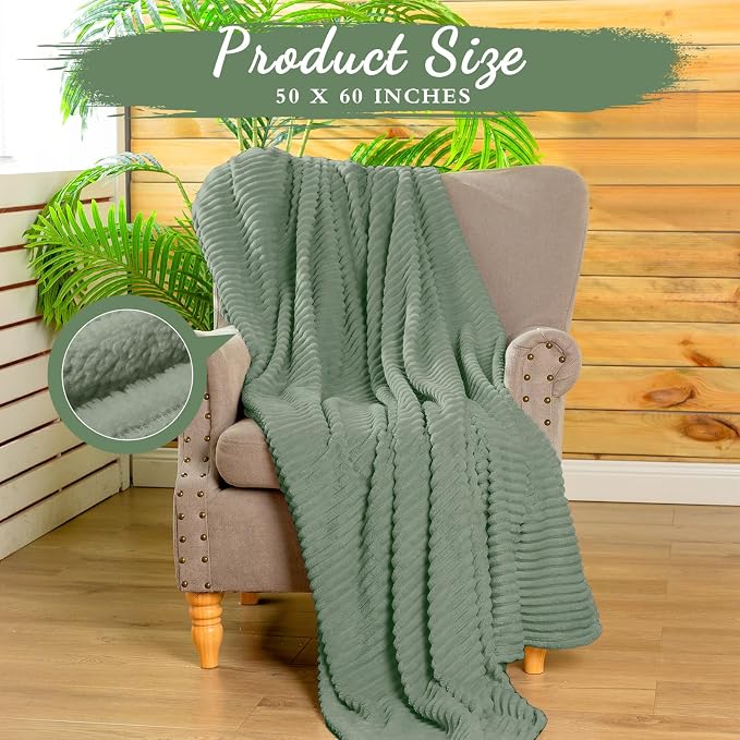 Buryeah 12 Pcs Flannel Throw Blanket Bulk 50 x 60 in Sleepover Blanket Outdoor - Image 2